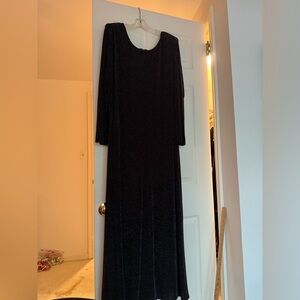 Jessica Howard Black Long Sleeve Dress